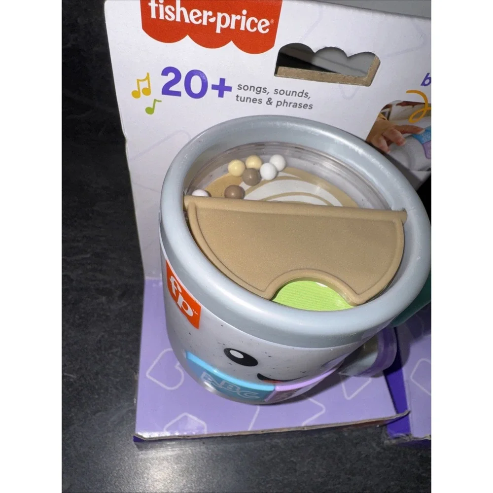 Lot Of 2 Fisher-Price Laugh & Learn Wake  Coffee Mugs Interactive Sounds